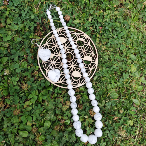 Howlite, apaisement, calme et paix intérieure