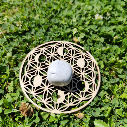 Howlite, pierre et bracelet